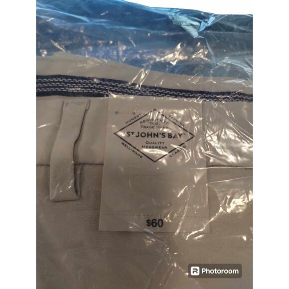 St. John's Bay Big and Tall Mens Golf Short Stone Color Size 60 NWT - Picture 3 of 4